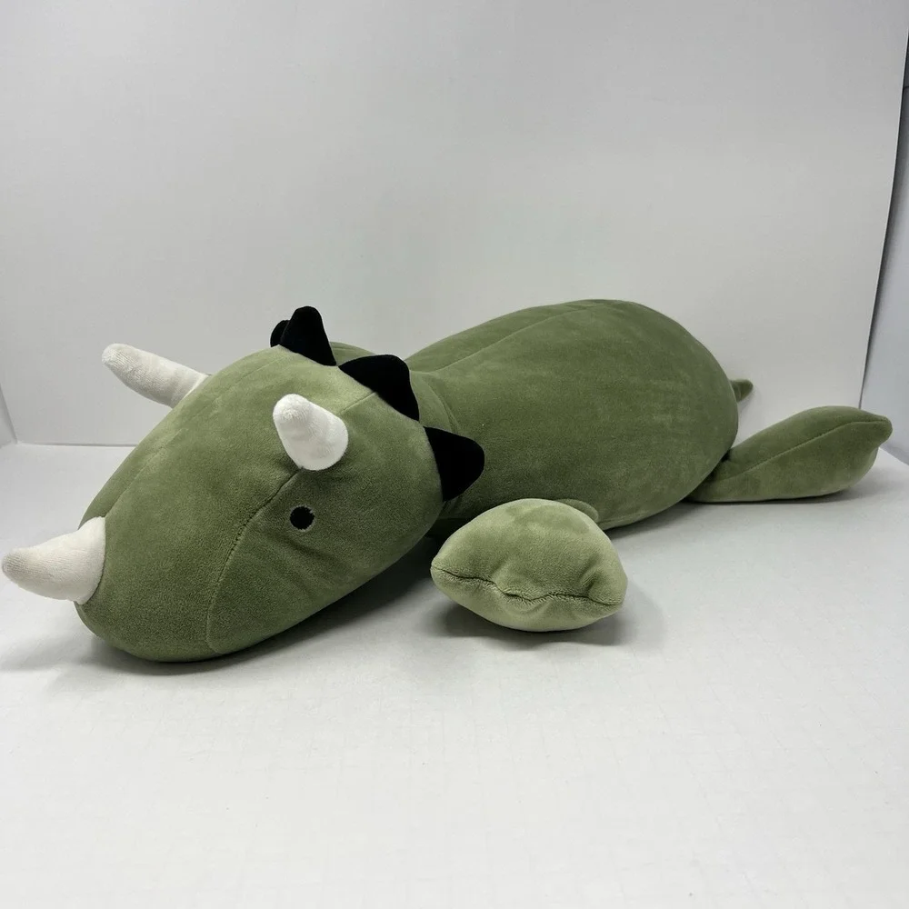 Pillowfort Large Weighted Dinosaur Plush‎ Triceratops Throw Stuffed Animal 24